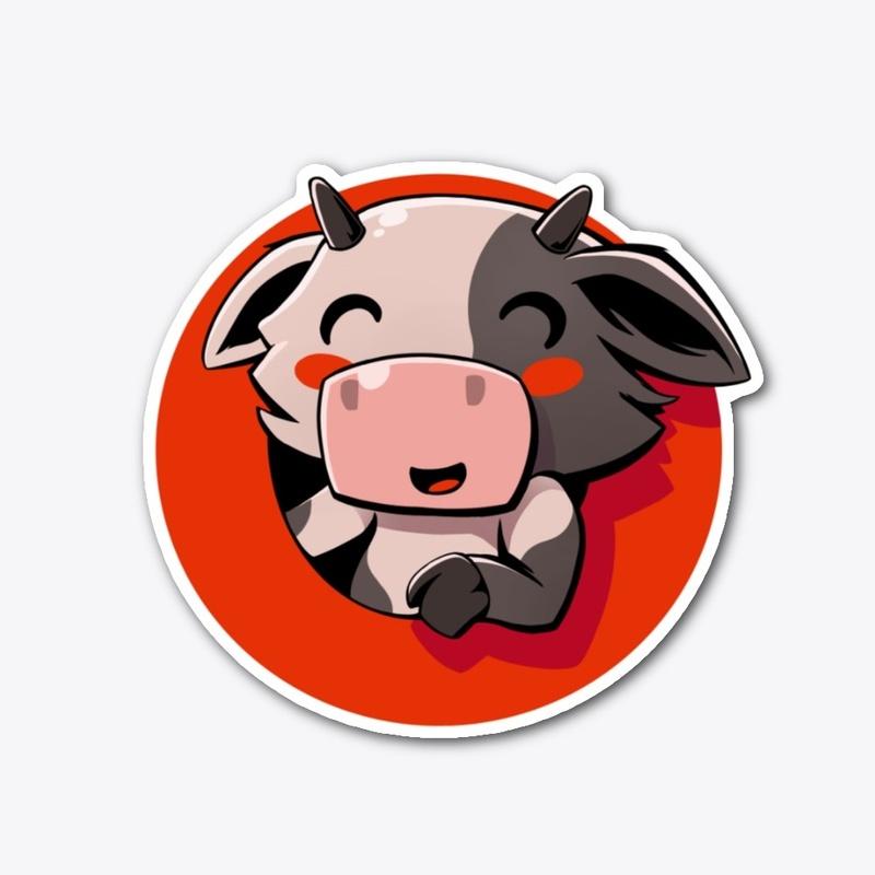 Cow Sticker